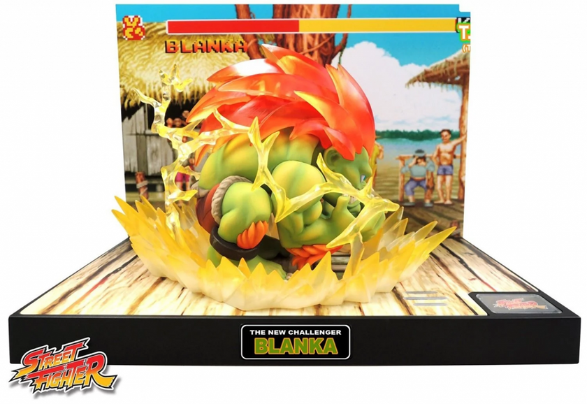 STREET FIGHTER - T.N.C-05 - BLANKA Figure + Diaporma LED