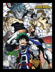 MY HERO ACADEMIA - An Enemy Threat - Impression encadrée 30x40cm