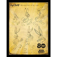 BUGS BUNNY - Evolution d'une Icone - Impression encadrée 30x40cm