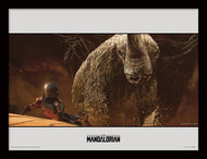 STAR WARS - The Mandalorian : Rescue - Impression encadrée 30x40cm