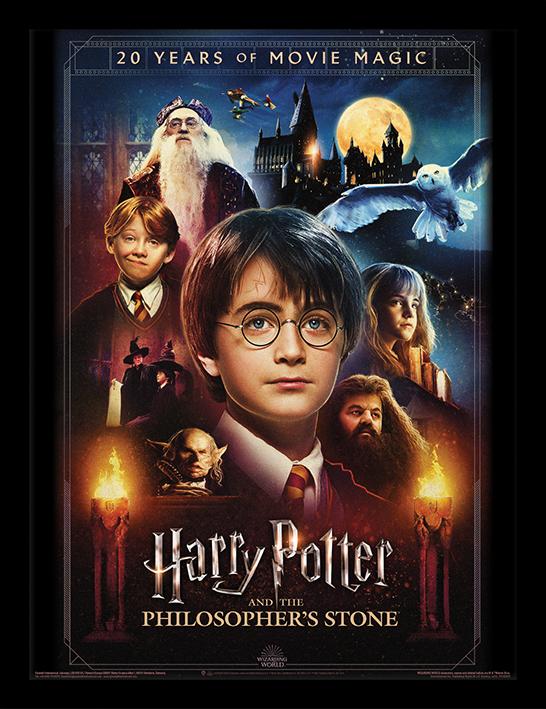 HARRY POTTER - 20 Years Of Movie Magic - Impression encadrée 30x40cm
