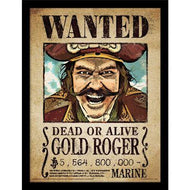 ONE PIECE NETFLIX - Gold Roger - Impression encadrée 30x40cm