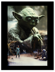 STAR WARS - Yoda Key Art - Impression encadrée 30x40cm