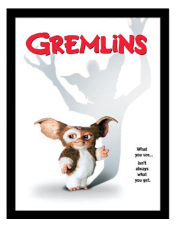 GREMLINS - What you see - Impression encadrée 30x40cm
