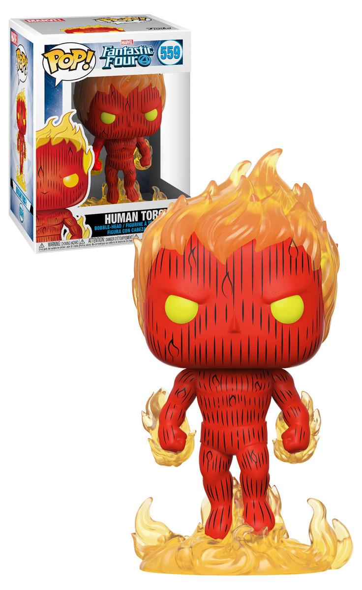 MARVEL - POP N° 559 - Fantastic Four - Human Torch