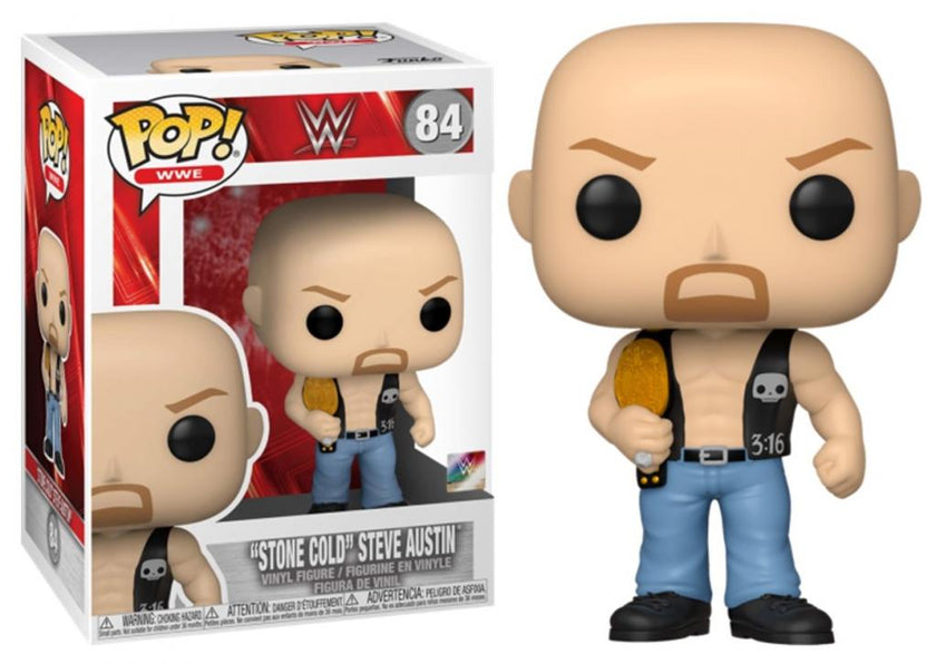 WWE - POP N° 84 - SC Steve Austin w/ Belt