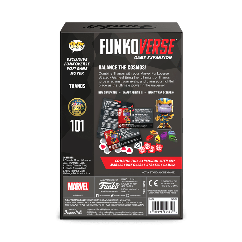 MARVEL - Funkoverse 101 1-Pack - Extention Thanos UK