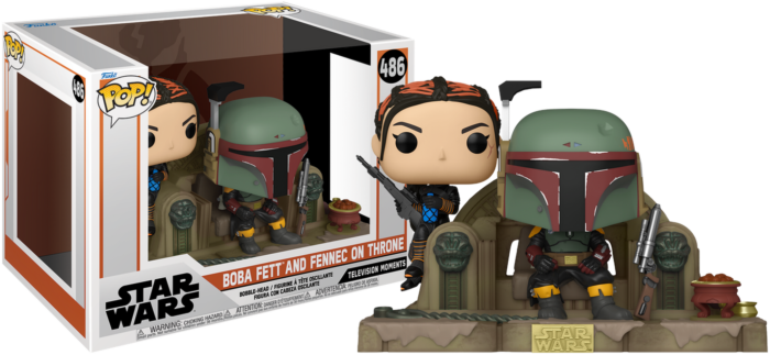 MANDALORIAN - POP MOMENT N° 486 - Boba Fett & Fennec Shand
