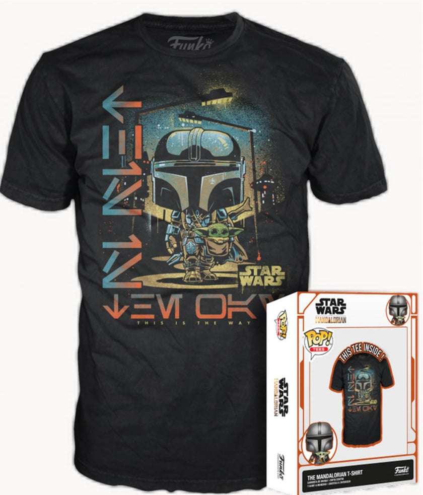 THE MANDALORIAN - Mando & L'Enfant - T-Shirt POP (S)