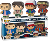 STRANGER THINGS - POP 8 Bit - 4 Pack Onze/ Mike/ Dustin/ Lucas