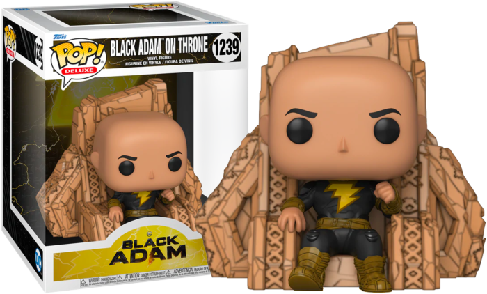 BLACK ADAM - POP Deluxe N° 1239 - Black Adam on Throne