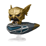 BLACK ADAM POP Ride Super DLX N° 286 - Black Adam - Hawkman in Cruiser