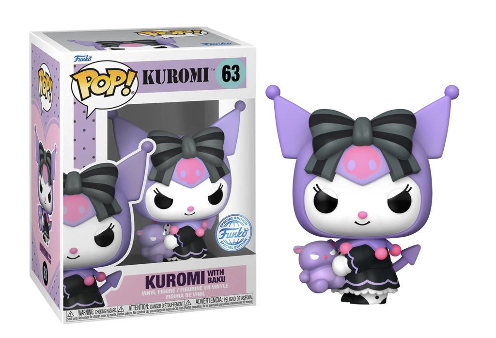 SANRIO - POP N° 63 - Kuromi avec Baku
