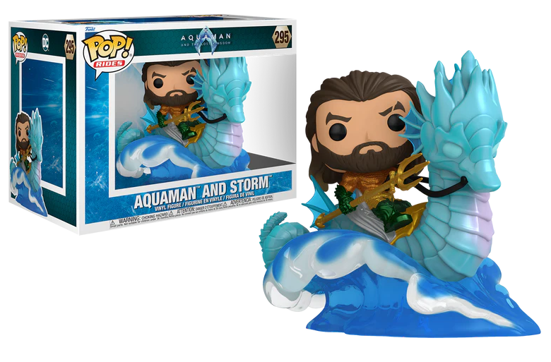 AQUAMAN 2 - POP Ride DLX N° 295 - Aquaman et Storm