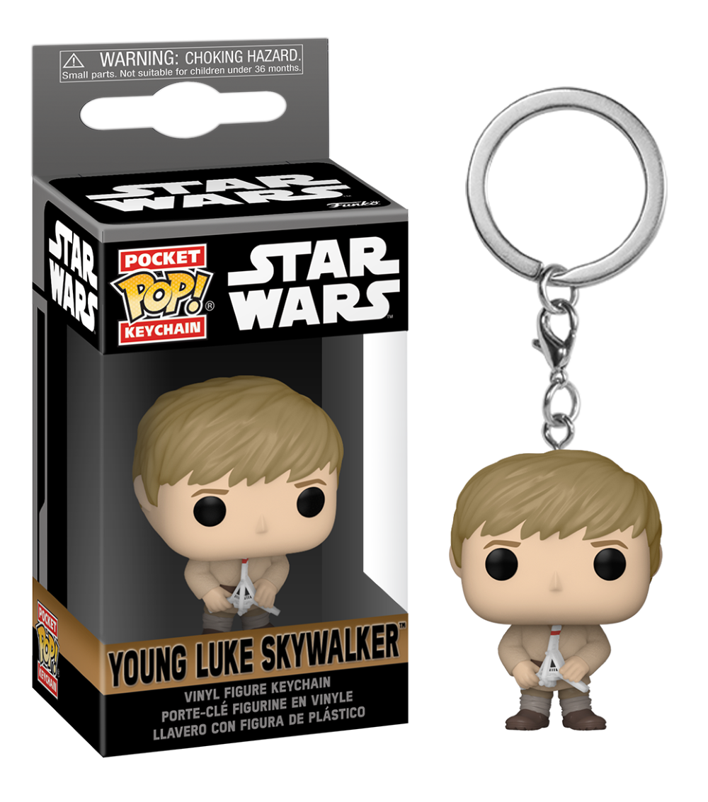 STAR WARS OBI-WAN KENOBI -Pocket Pop Keychains -Luke Skywalker "Jeune"