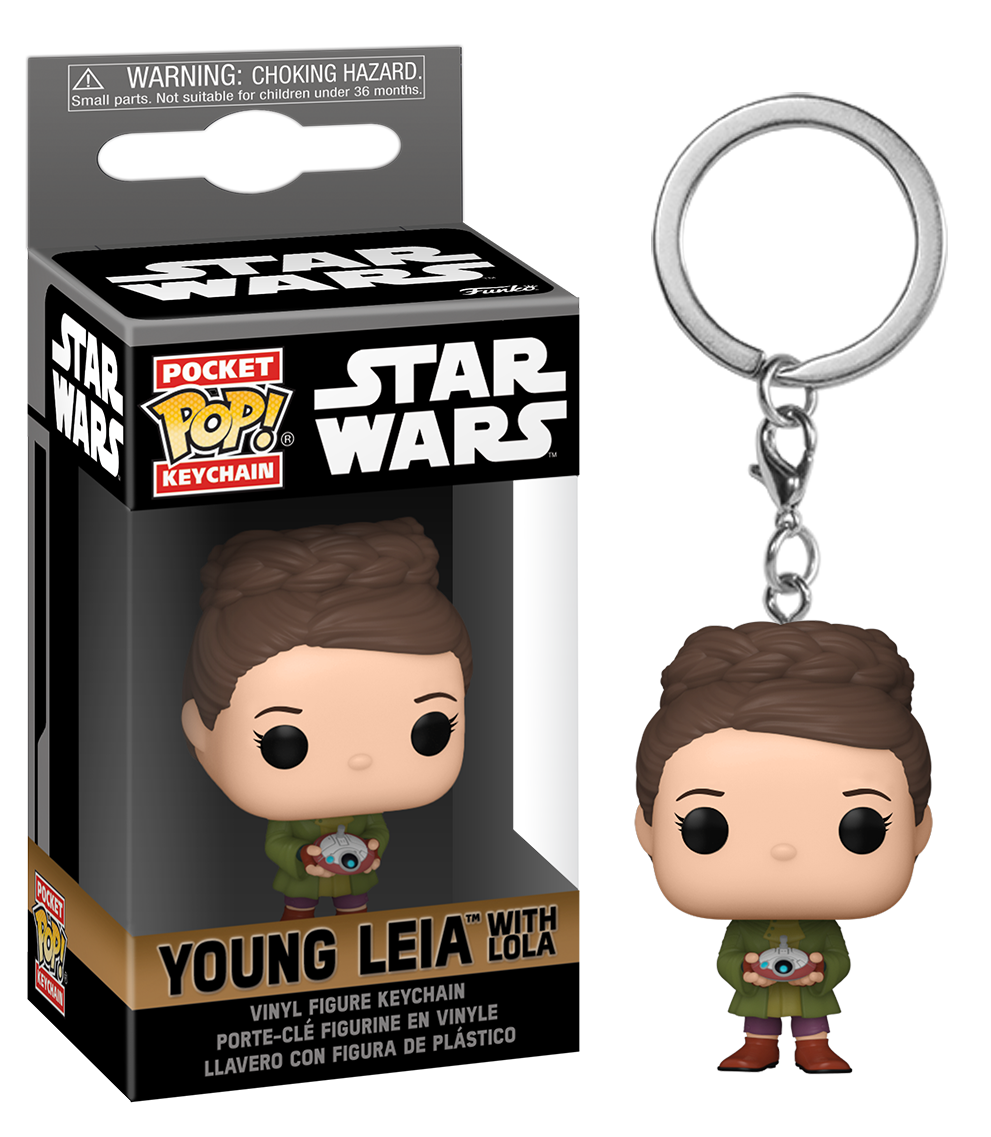 STAR WARS OBI-WAN KENOBI - Pocket Pop Keychains - Leia Organa "Jeune"