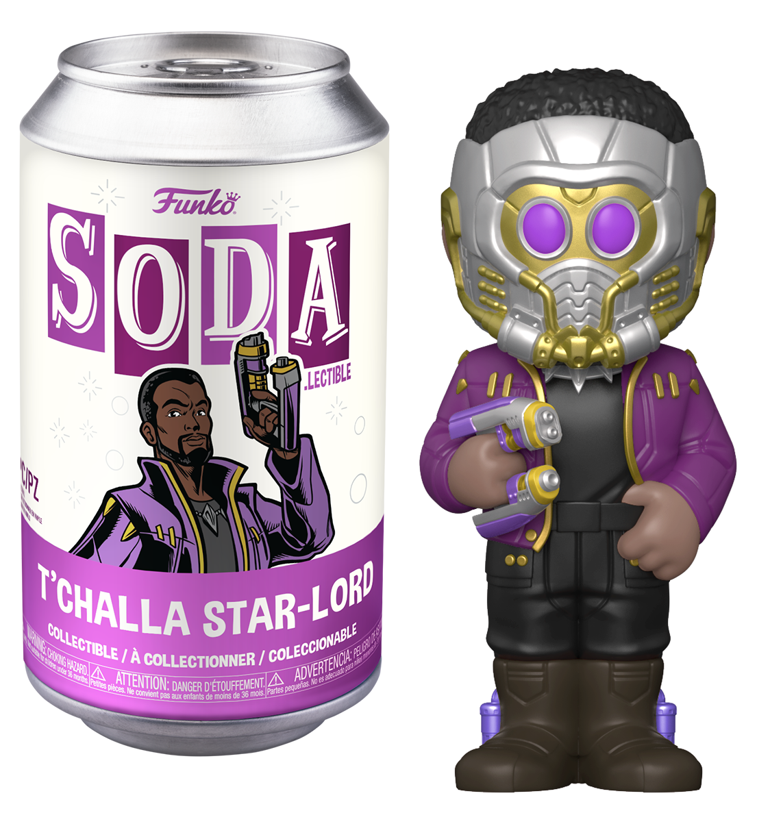 WHAT IF - POP Soda - Star-Lord T'Challa avec Chase
