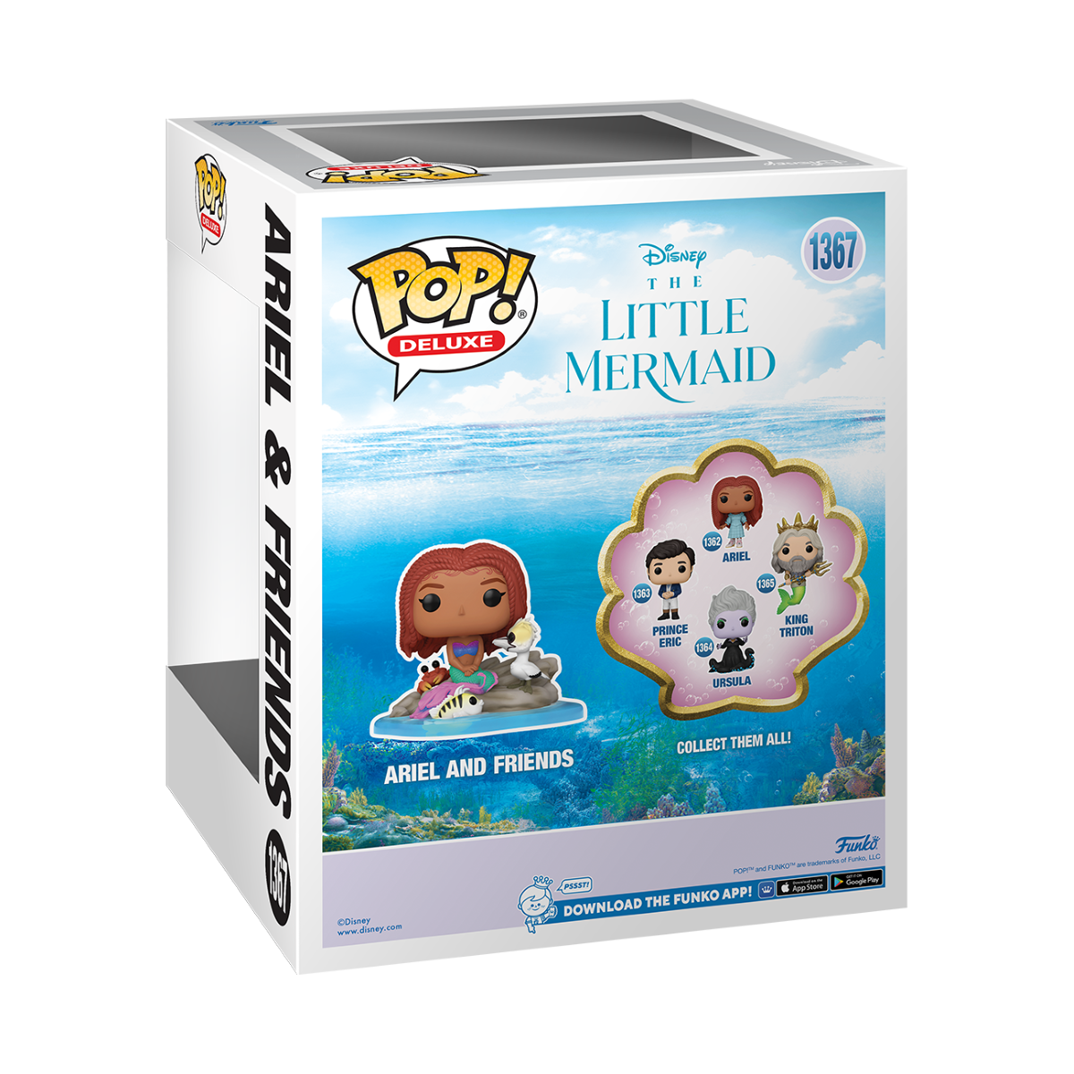 LA PETITE SIRENE "LIVE ACTION" - POP Deluxe N° 1367 - Ariel & Amis