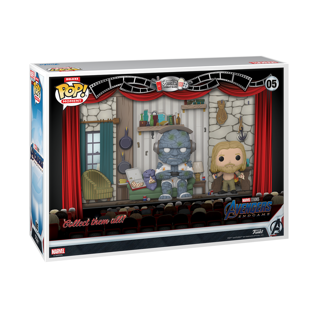 AVENGERS ENDGAME - POP Moments Deluxe N° 05 - Maison de Thor