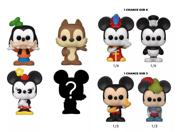 DISNEY - Bitty Pop 4 Pack 2.5cm - Dingo