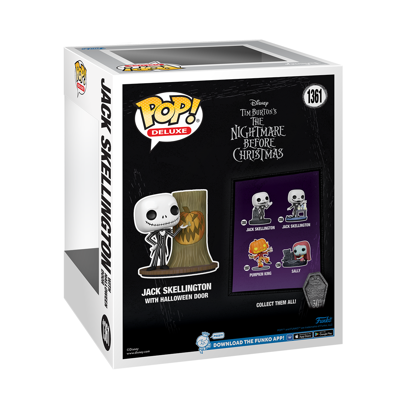 NBX "30EME ANNIV." - POP Deluxe N° 1361 - Jack avec porte d'Halloween