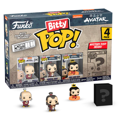AVATAR LE DERNIER MAITRE DE L'AIR - Bitty Pop 4 Pack 2.5cm - Iroh