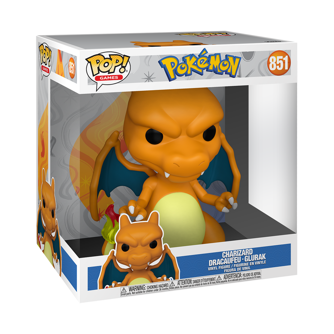POKEMON - POP JUMBO 10'' N° 851 - Dracaufeu