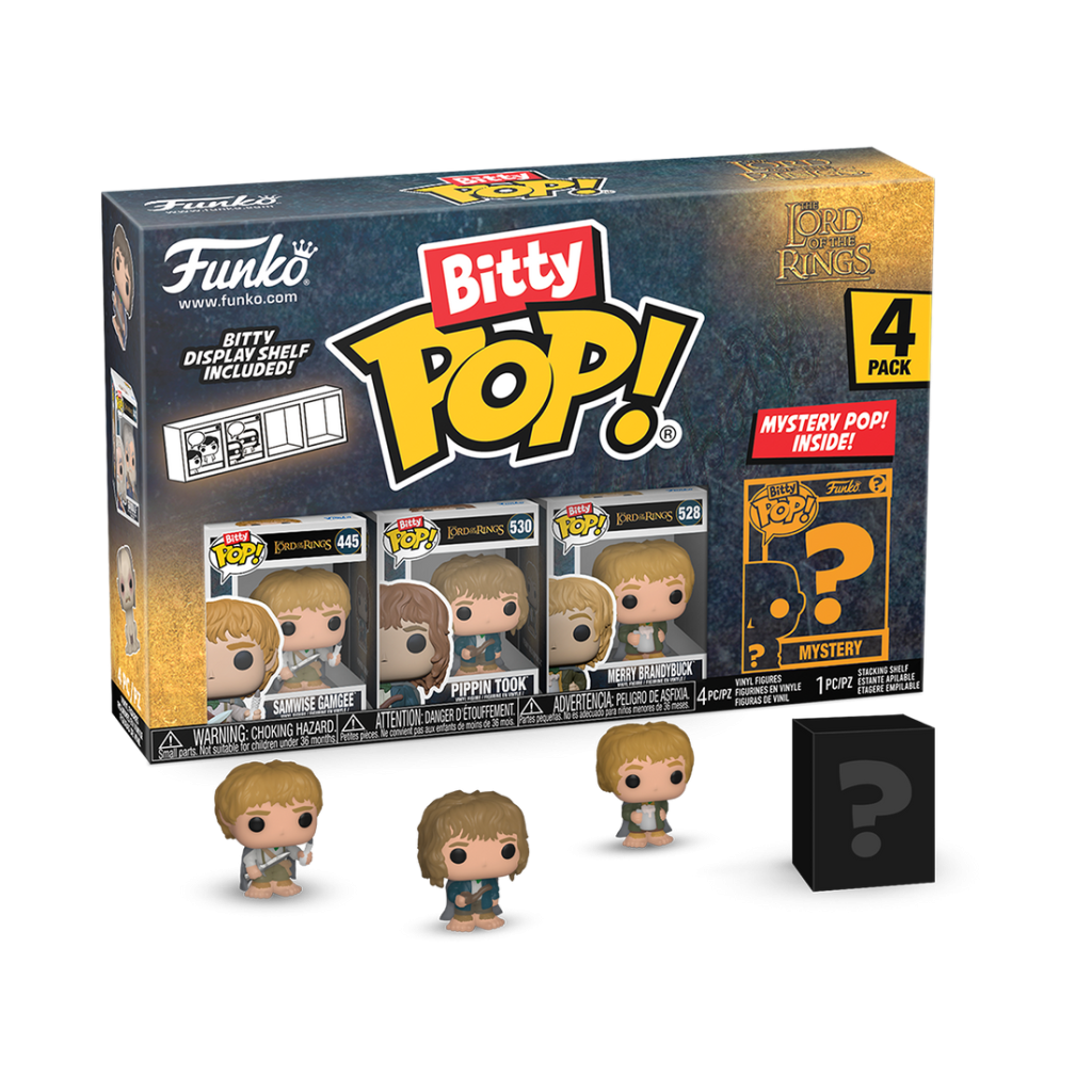 LE SEIGNEUR DES ANNEAUX - Bitty Pop 4 Pack 2.5cm - Sam