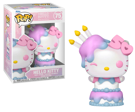 HELLO KITTY 50EME Anniv. - POP Sanrio N° 75 - Hello Kitty dans Gateau