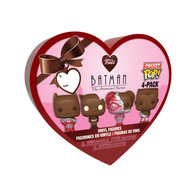 DC - Pocket Pop Keychains 4 Pack- Saint-Valentin (Look Chocolat)