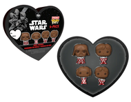 STAR WARS - Pocket Pop Keychains 4 Pack-Saint-Valentin (Look Chocolat)