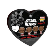 STAR WARS - Pocket Pop Keychains 4 Pack-Saint-Valentin (Look Chocolat)