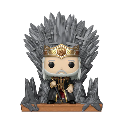 HOUSE OF THE DRAGONS - POP Deluxe N° 12 - Viserys sur le Throne de Fer