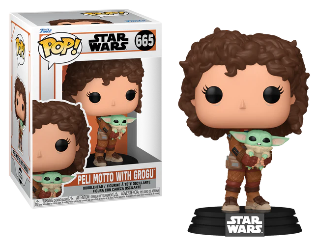 THE MANDALORIAN - POP N° 665 - Peli Motto avec Grogu