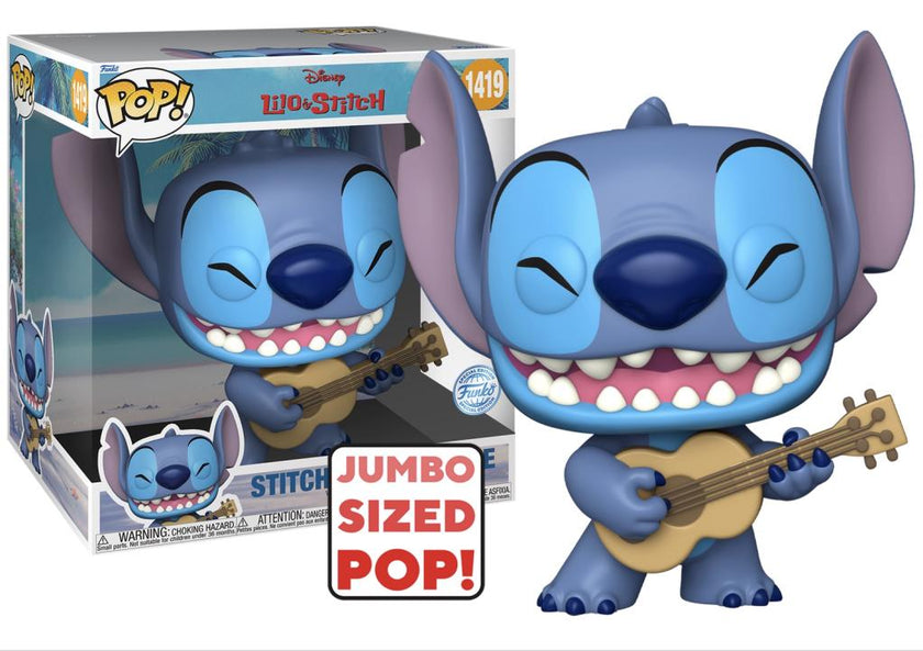 LILO & STITCH - POP Jumbo N° 1419 - Stitch avec Ukelele