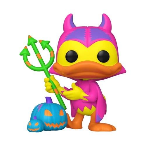DISNEY - POP N° 1446 - Devil Donald avec Chase (Black Light)