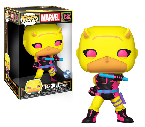 MARVEL - POP Jumbo N° 1358 - Daredevil (YLW/RD) (BLKLT)