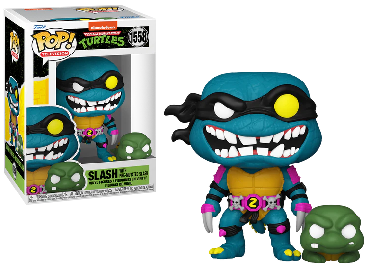 TORTUES NINJAS - POP & Buddy N° 1558 - Slash & Pre-mutated Slash