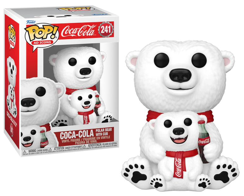 COCA-COLA - POP & Buddy N° 241 - Ours polaire Coca-Cola avec Ourson