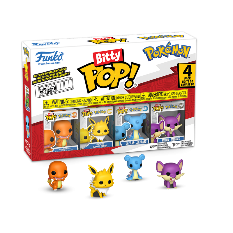 POKEMON - Bitty Pop 4 Pack 2.5cm - Salamèche