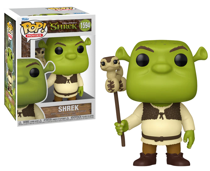 SHREK - POP Movies N° 1594 - Shrek avec serpent