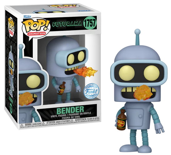 FUTURAMA - POP TV N° 1757 - Bender avec Chase (GW)