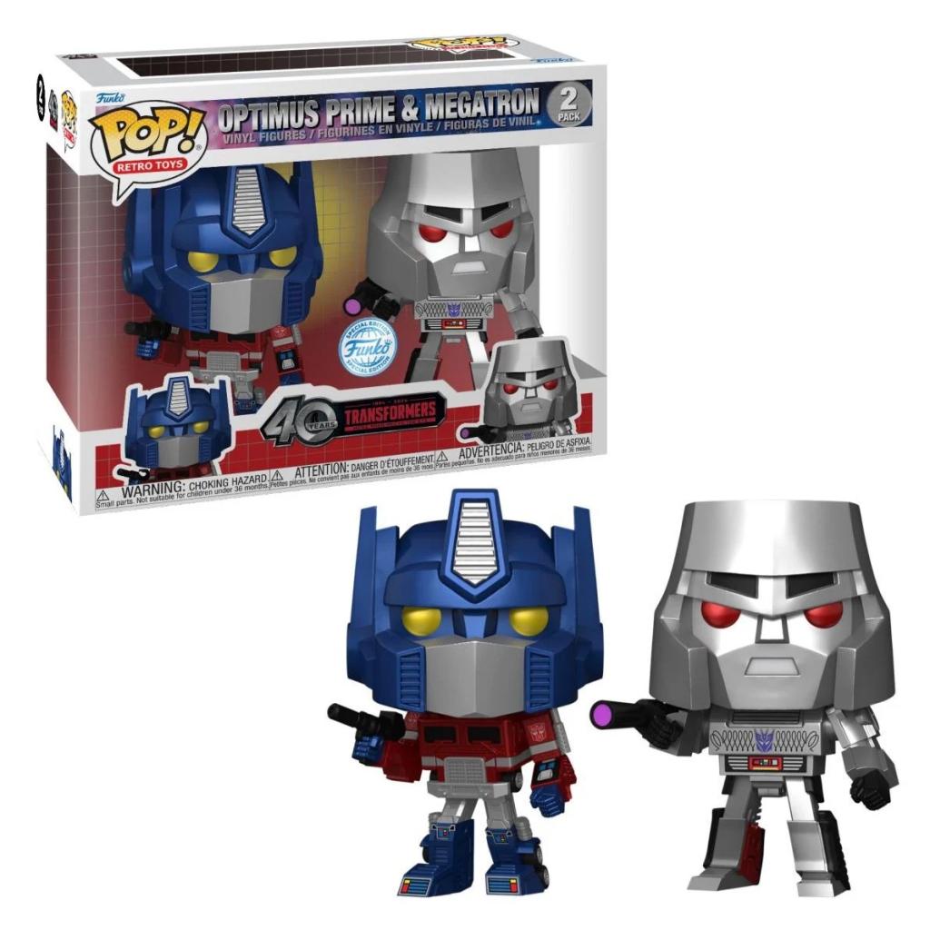 TRANSFORMERS G1 - POP Retro Toys - 2 Pack Optimus Prime/Megatron
