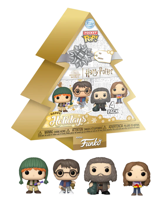 HARRY POTTER - Pocket Pop 4 Pack - Tree Holiday