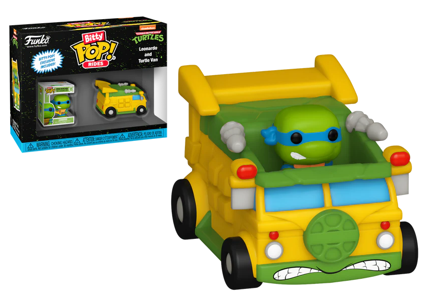 TORTUES NINJAS - Bitty Pop Ride - Leonardo avec Van