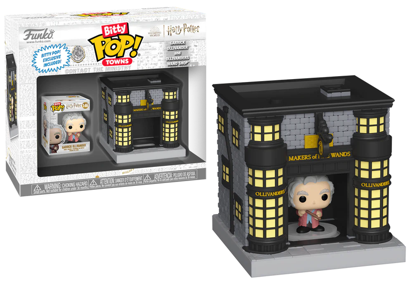 HARRY POTTER -Bitty Pop Town -Garrick Ollivander et magasin Ollivander