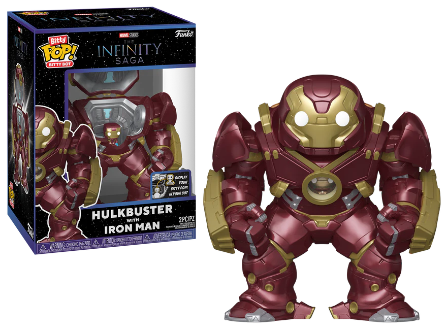 MARVEL - Bitty Bots - Hulkbuster avec Iron Man