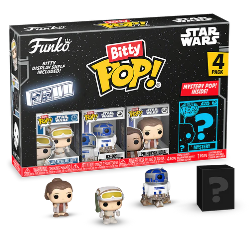STAR WARS - Bitty Pop 4 Pack 2.5cm - Luke "Hoth"