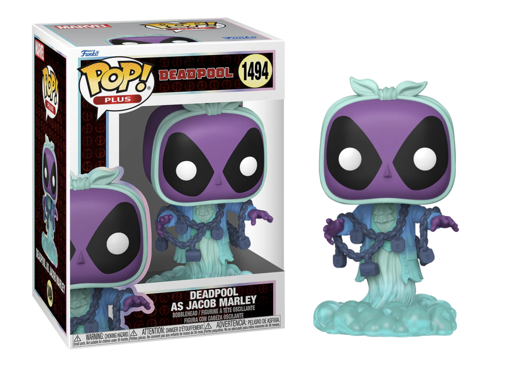DEADPOOL - POP Plus N° 1494 -Deadpool As Jacob Marley