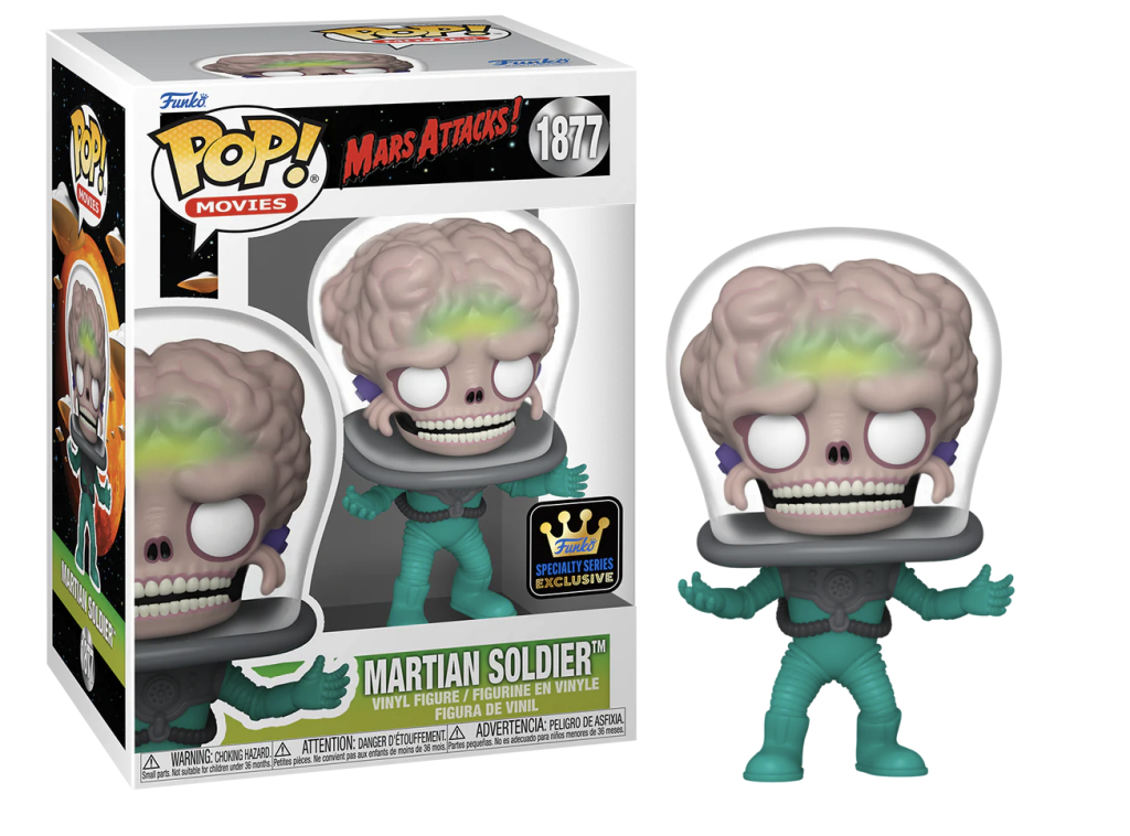 MARS ATTACK - POP Movies N° 1877 - Soldat avec Chase (GW)